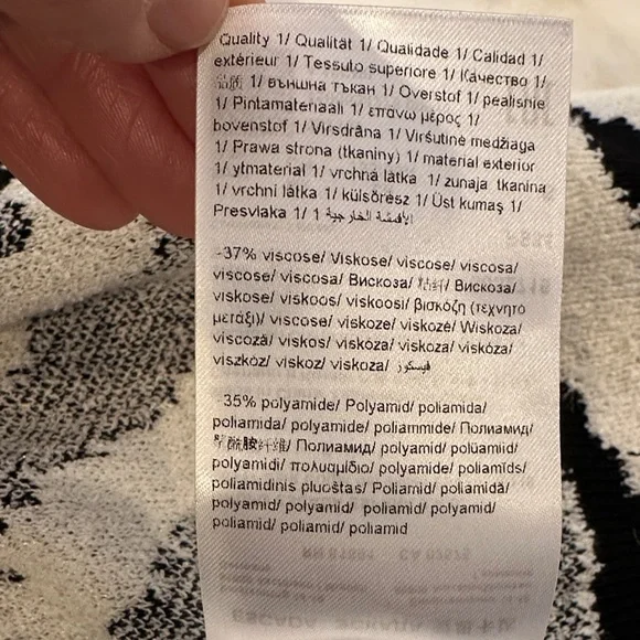 NWT Escada Zebra Print Cardigan